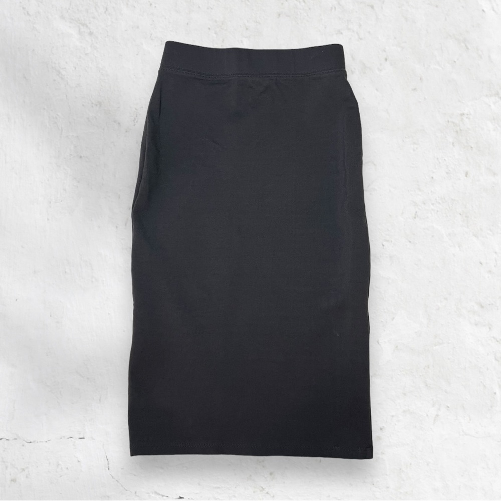 iris grey high waisted pencil skirt